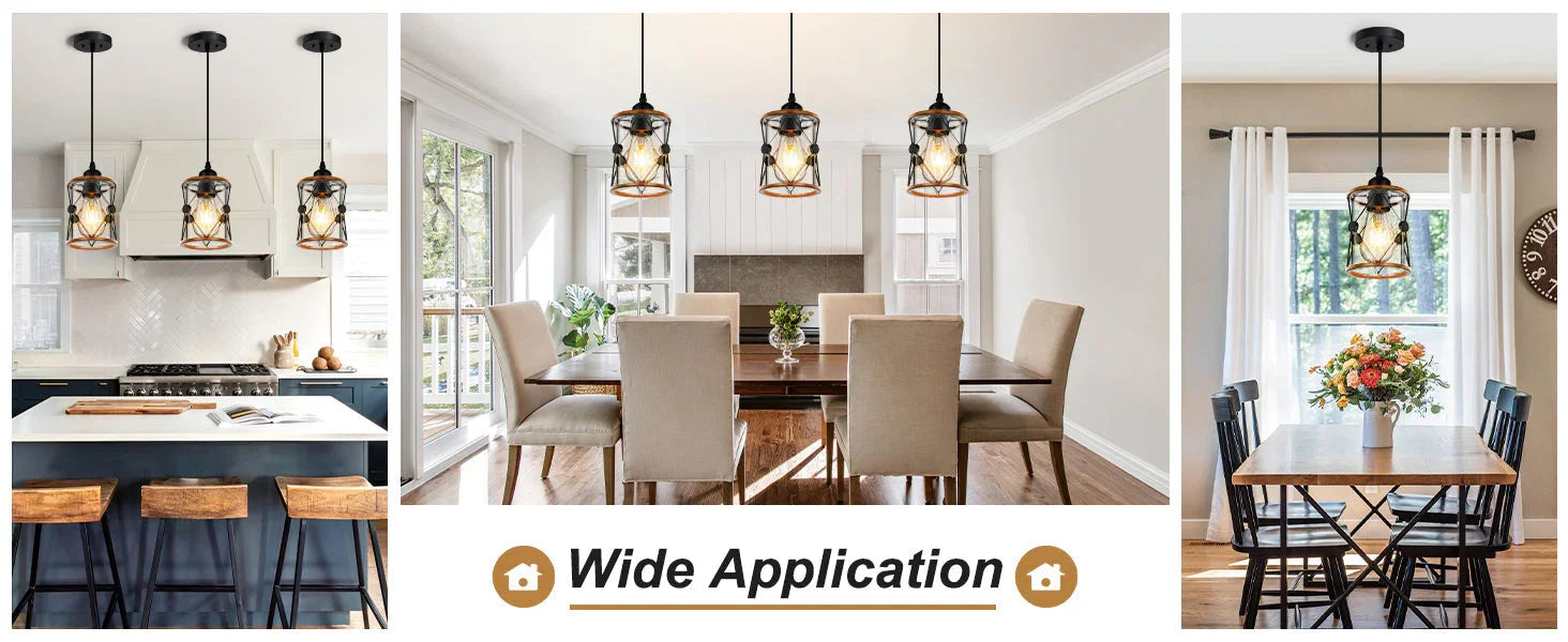 Illuminate Your Space Elegantly: The Farmhouse Pendant Light - okeli lights