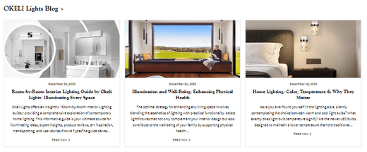 2025 - HOME LIGHTING BLOG - IDEAS & TIPS - okeli lights - Explore Home Lighting for a Brighter Living