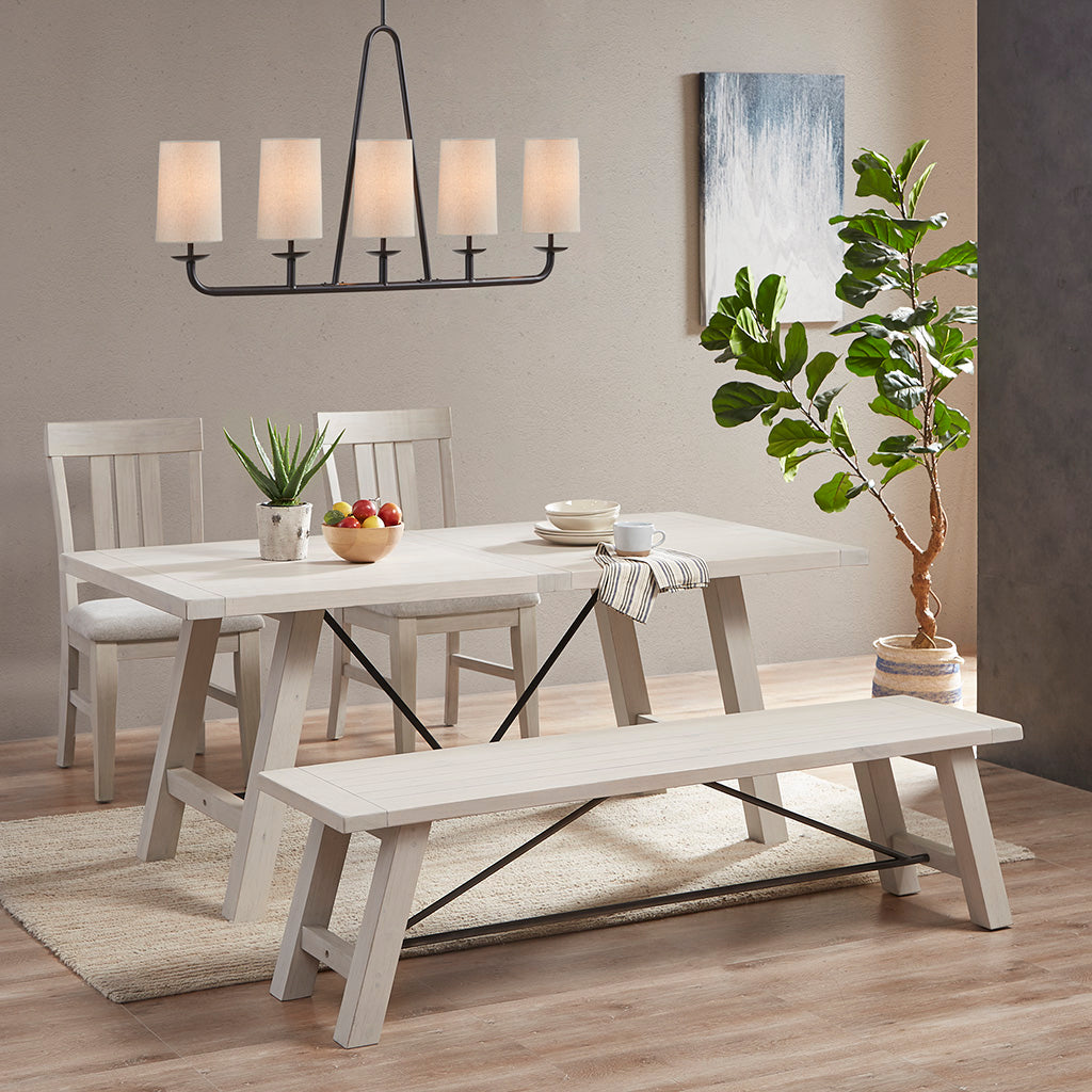 5-Light Linear Chandelier with Drum Shades Modern Farmhouse Oil Rubbed Bronze Kitchen Island & Dining Room Lighting