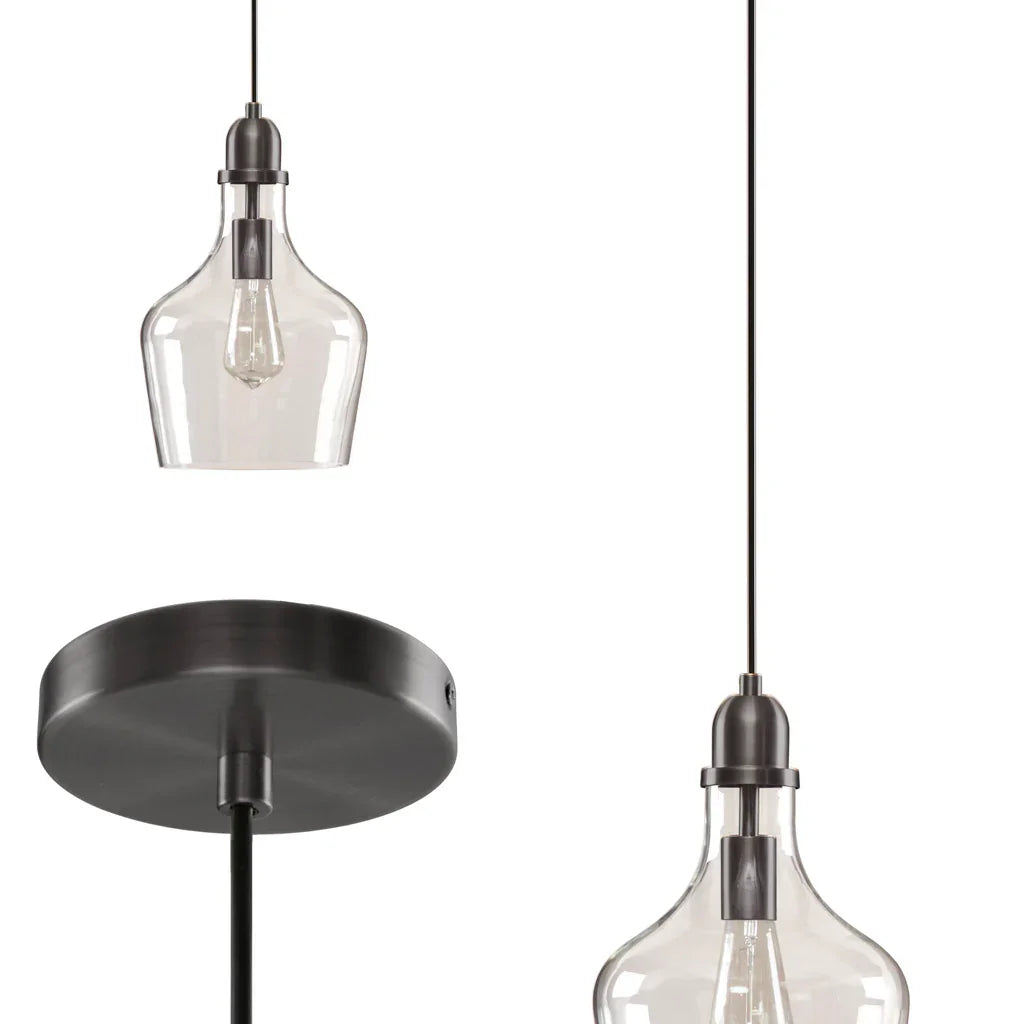 Auburn Bell Shaped Glass Classic Pendant Lights - okeli lights