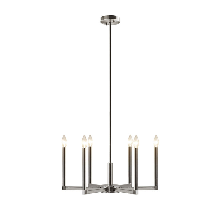 6-Light Contemporary Classic Candelabra Styled Chandelier