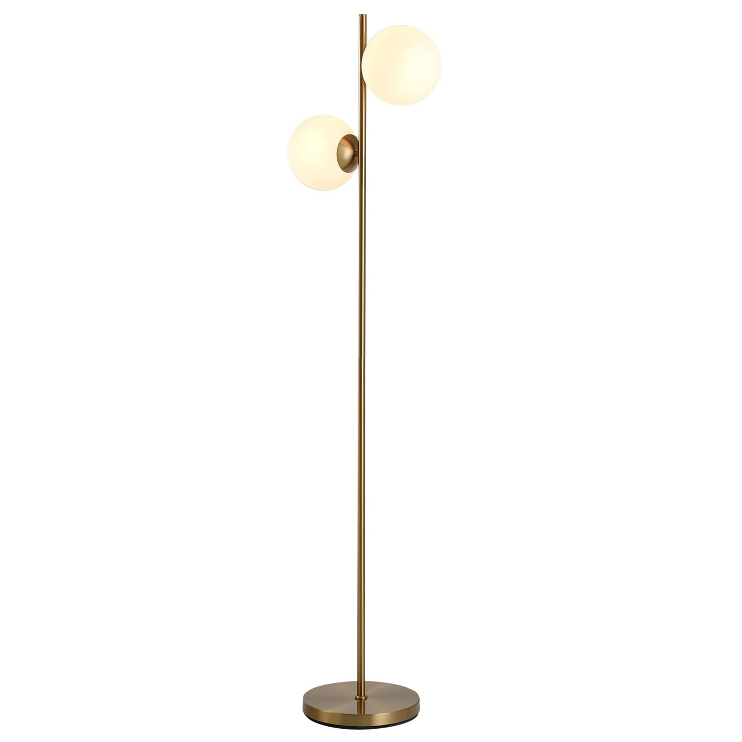 Floor Lamp Glass Light Shade Modern Classic Portable Decorative Lighting White - okeli lights