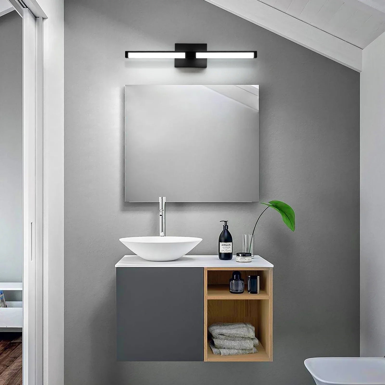 LED Vanity Light Dimmable 5CCT Modern Bathroom Light Fixtures - okeli lights