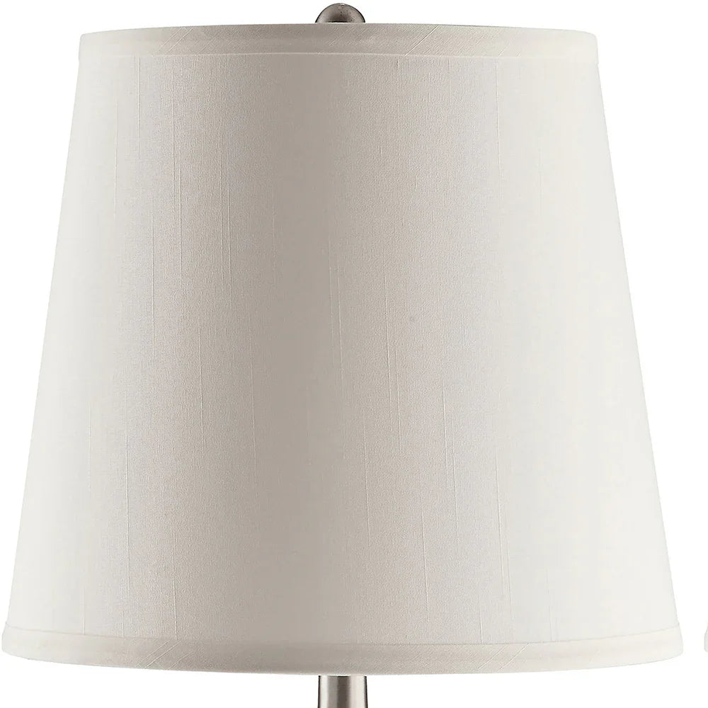 Droplet Silver Empire Shade Urn Table Lamp 2Pack - okeli lights