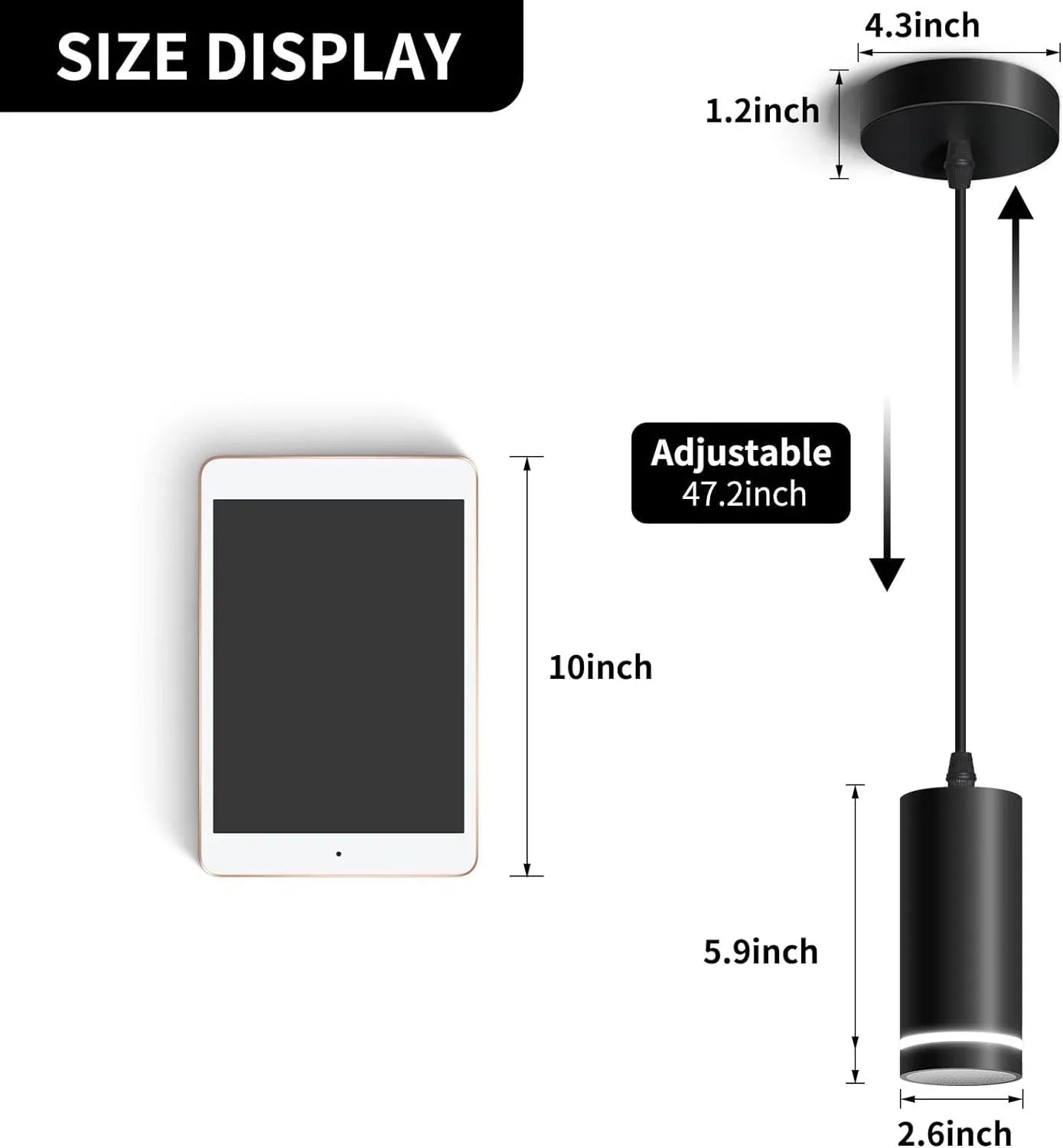 OKELI Mini Modern Pendant Light Black 3-Lights Fixtures - okeli lights