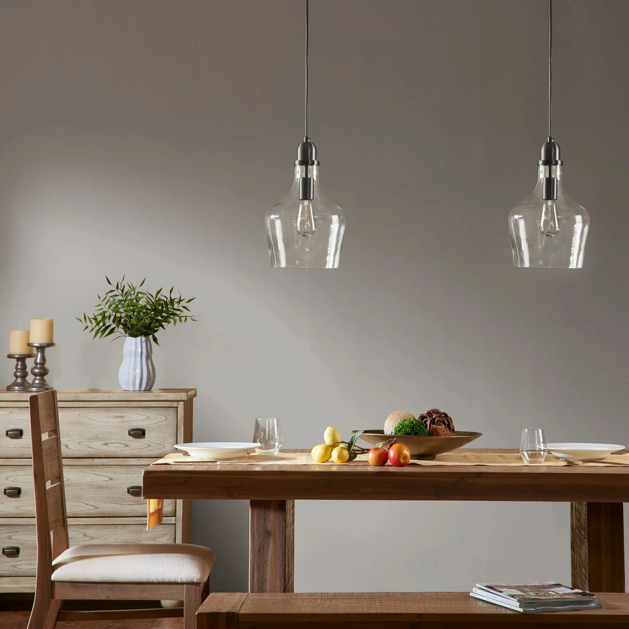 How to Hang Pendant Lights Over Your Dining Table - okeli lights
