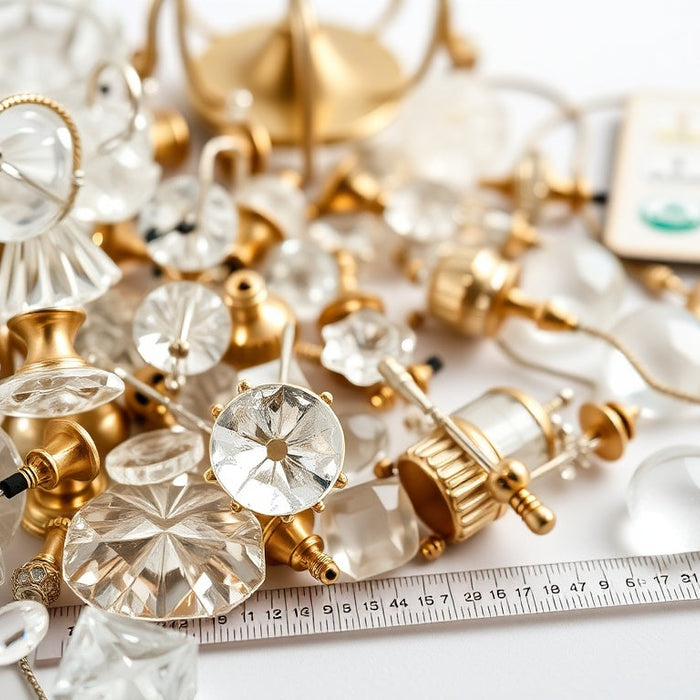 Illuminate Your Living Space with Stunning Gold and Crystal Chandeliers ✨