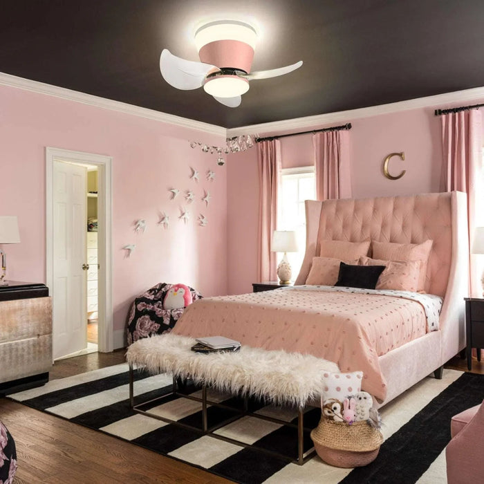 OKELI Modern Small Ceiling Fan Light: Style Meets Functionality