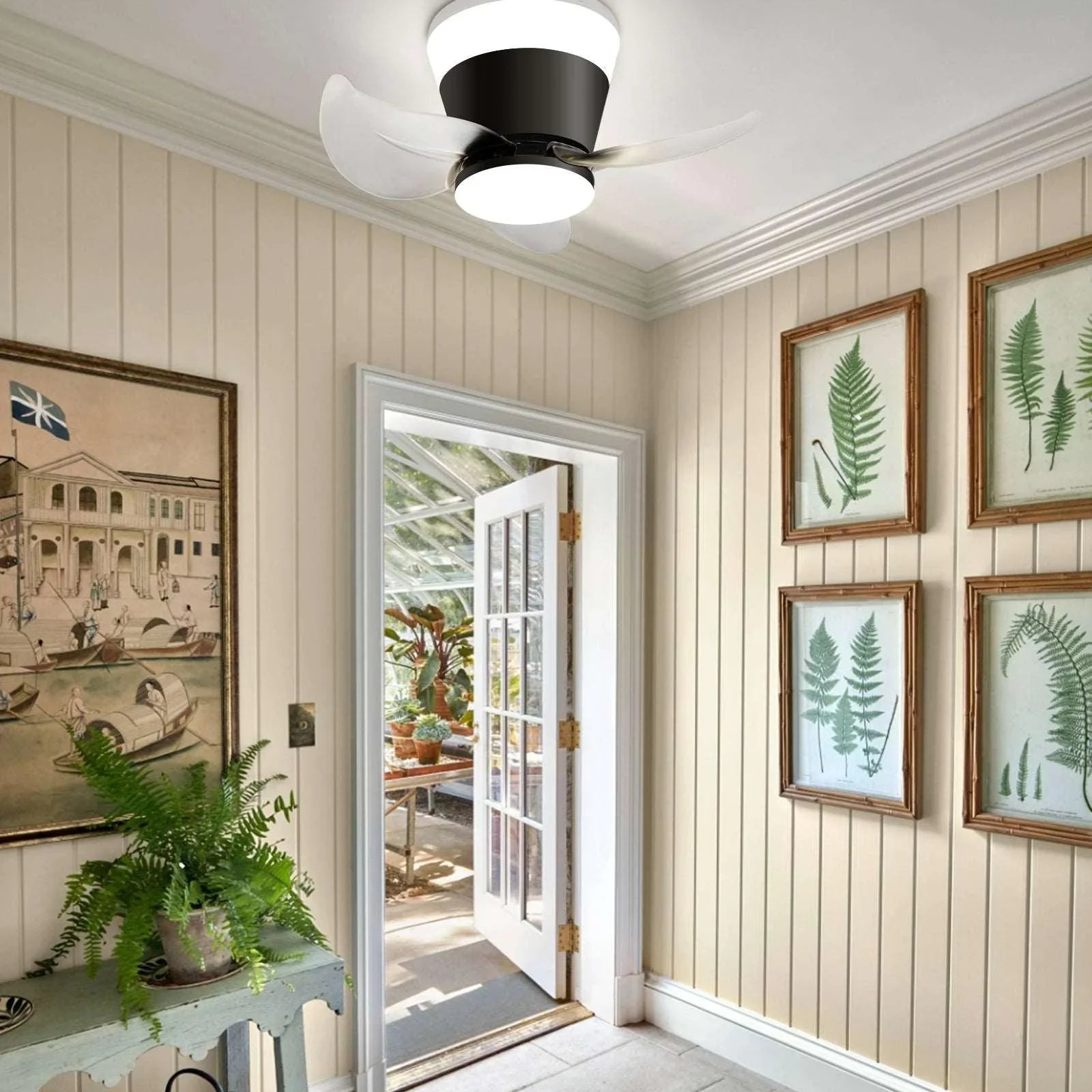 Transform Your Space with OKELI Modern Ceiling Fan Light