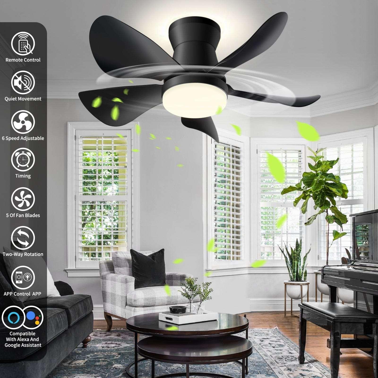 Upgrade Home Comfort with OKELI Smart Ceiling Fan