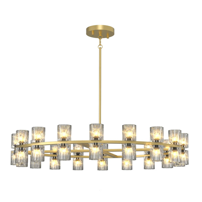 Illuminate Spaces Elegantly with Modern Gold Chandelier