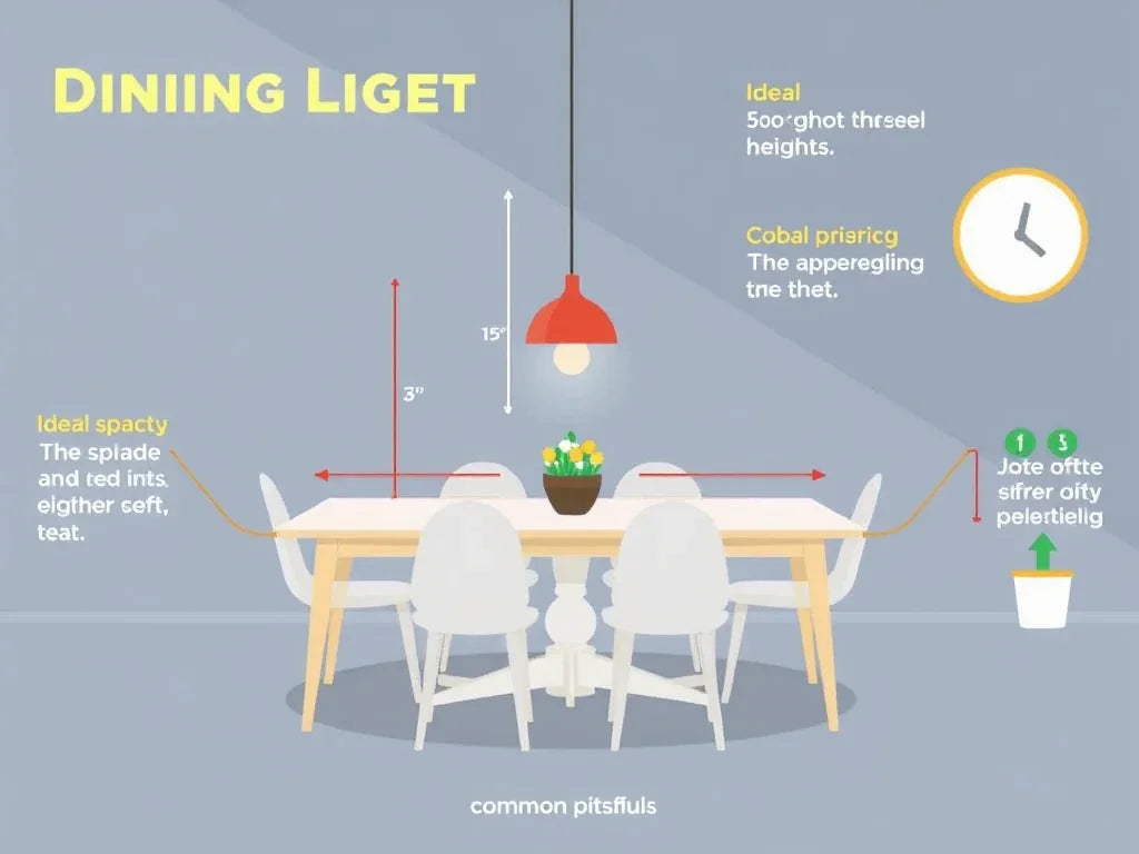 Illuminate Your Space: Mastering Pendant Light Height & Sizing in the Dining Room - okeli lights