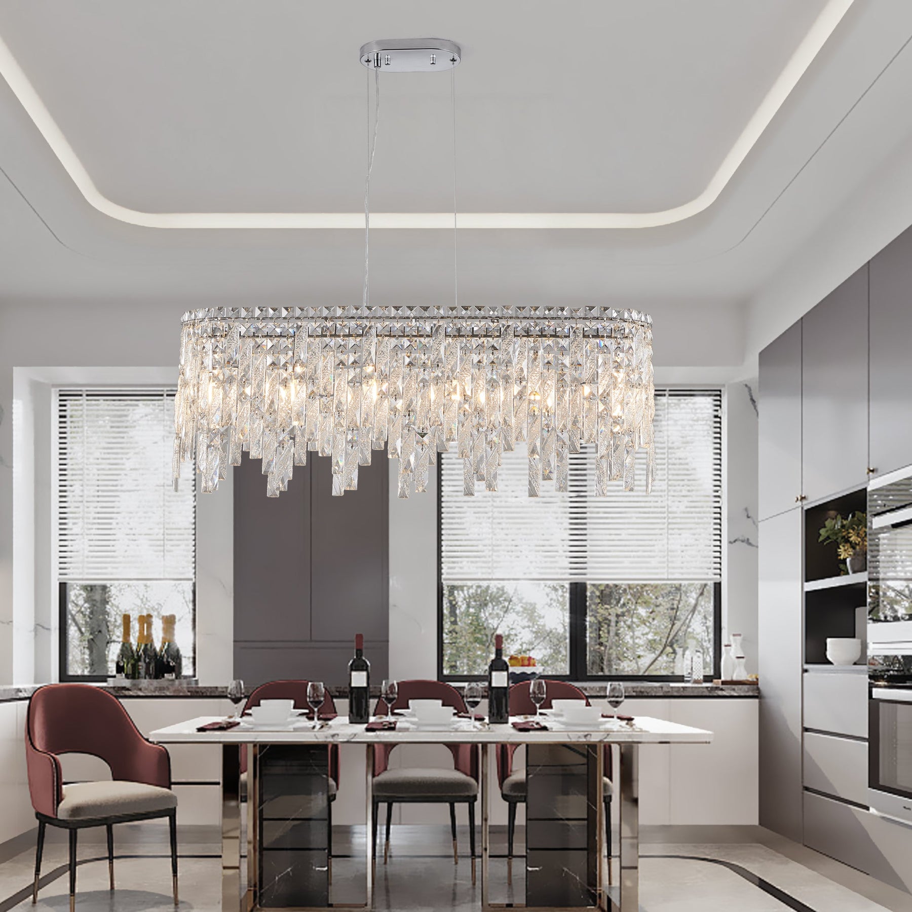 Illuminate Home Elegance with Crystal Chandelier Lighting