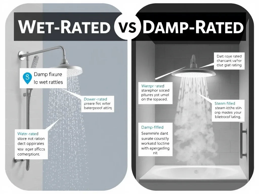 Wet-Rated vs. Damp-Rated: Understanding Safety Standards for Your Bathroom and Outdoor Spaces