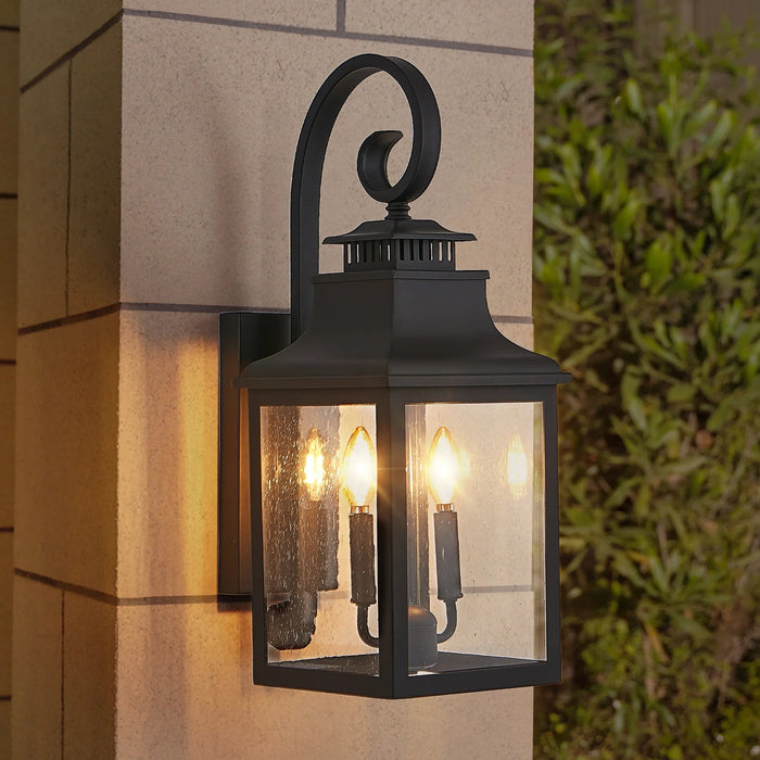 Illuminate Outdoor Spaces with Vintage Wall Lantern Light