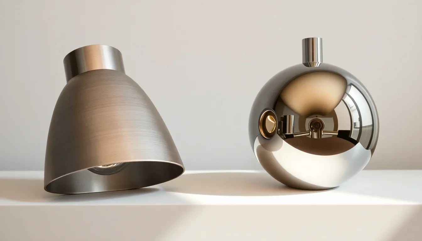 Brushed Nickel vs. Chrome: Illuminating the Differences in Lighting Fixture Finishes