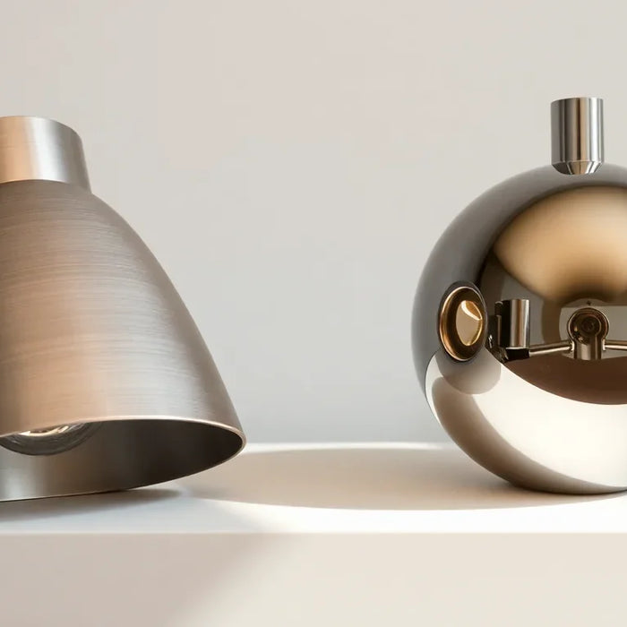 Brushed Nickel vs. Chrome: Illuminating the Differences in Lighting Fixture Finishes