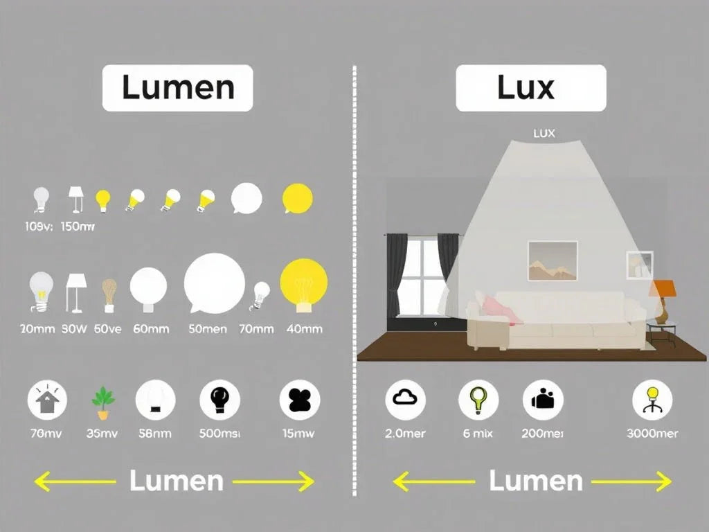 What Is Lumen, Lux, and Watt? Lighting Terms Explained Simply - okeli lights