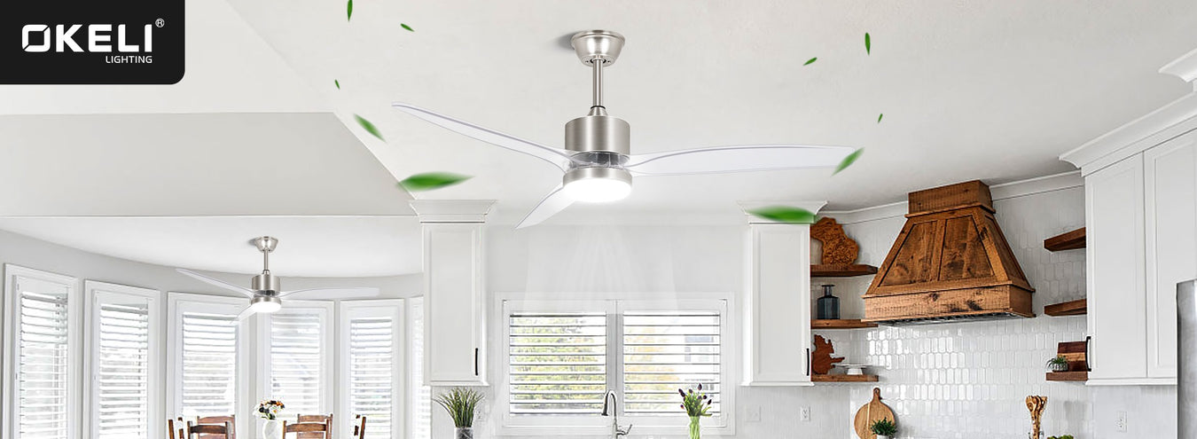Ceiling fan lights - okeli lights