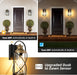 Dusk to Dawn Outdoor Waterproof Wall Lights with Glass Shades - okeli lights