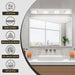 Bathroom Vanity Light Fixtures Brushed Nickel LED Dimmable Modern Wall Mounted Lighting 4 Lights - okeli lights