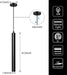 OKELI Pendant Lights Black LED Minimalist Kitchen Island Fixture 1 Pack - okeli lights