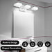 OKELI Dimmable Bathroom Light Fixtures 3 Light Chrome Bubble Crystal Bathroom Vanity Light Modern LED - okeli lights