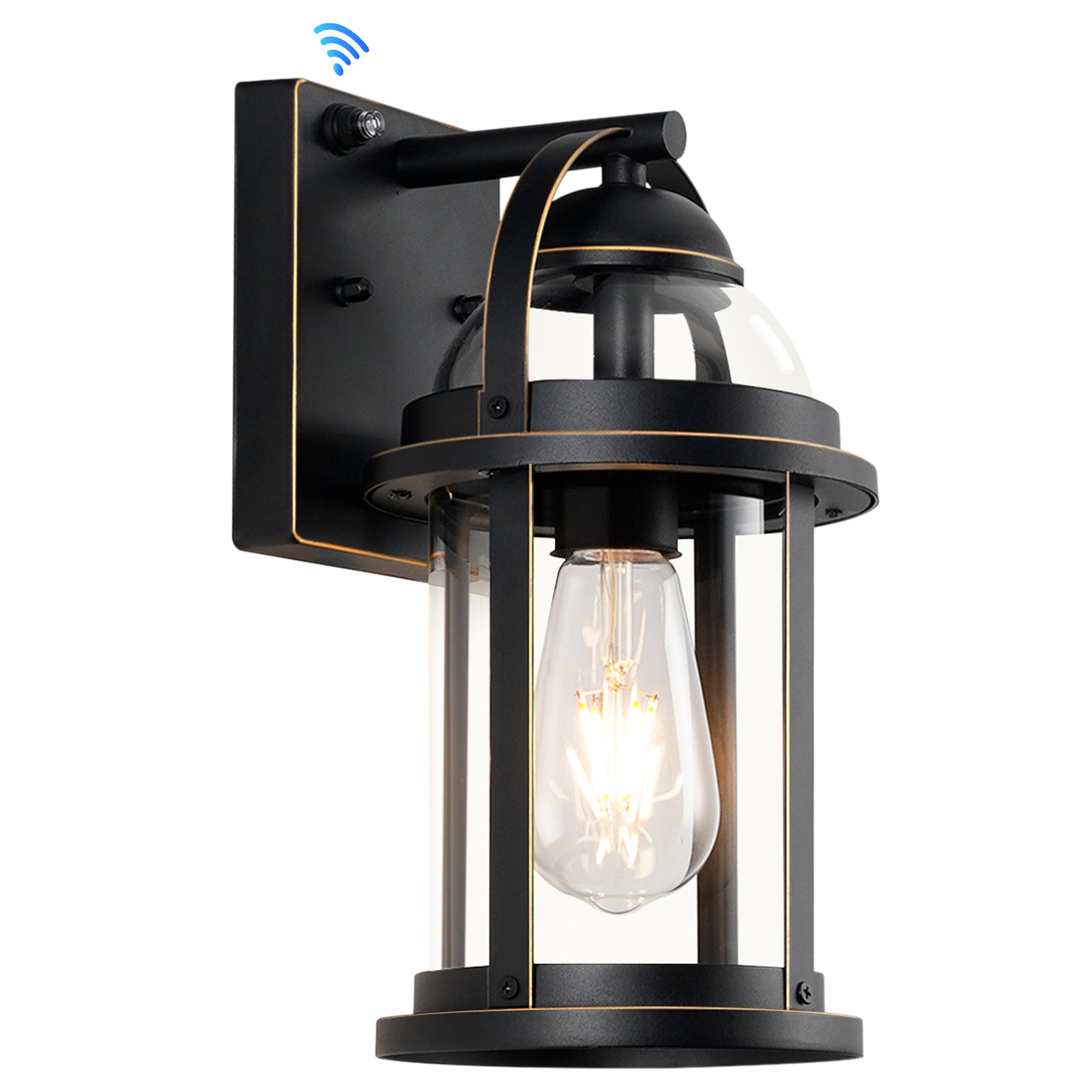 Rustic Farmhouse Wall Lanterns Dusk to Dawn Outdoor Wall Lights Waterproof Lighting Fixtures