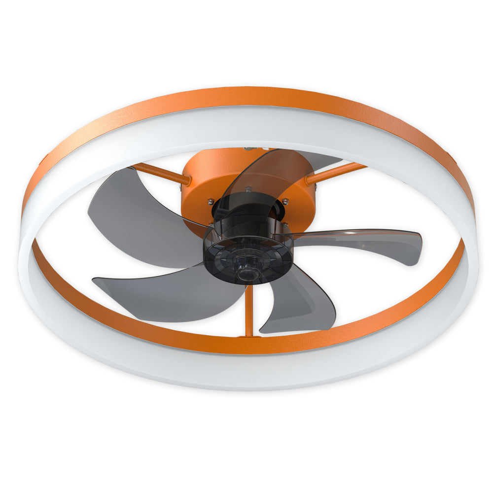 Ceiling Fans with Lights Dimmable LED Embedded installation of thin modern ceiling fans
