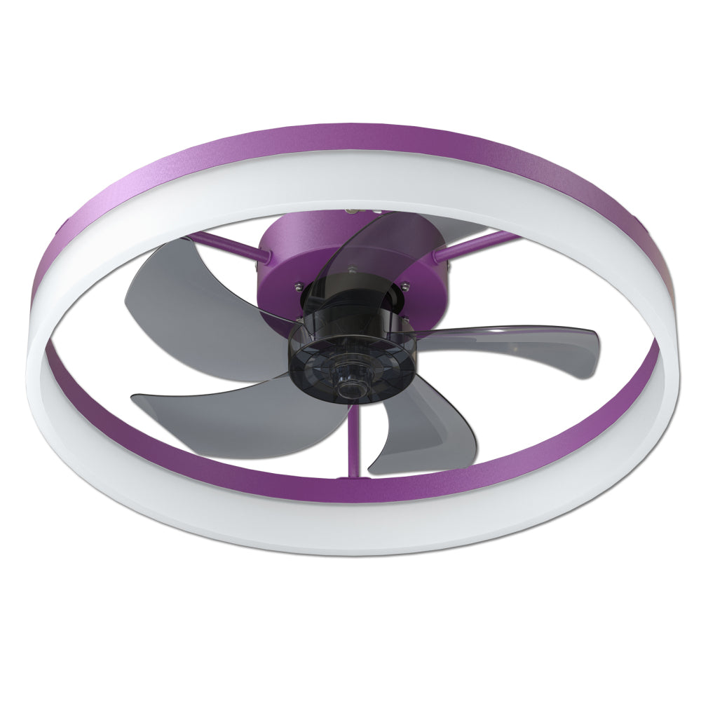 Ceiling Fans with Lights Dimmable LED Embedded installation of thin modern ceiling fans
