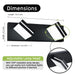 LED Modern Black Bathroom Vanity Lights Over Mirror 360° Rotatable Wall Sconce Lighting - okeli lights