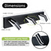 Modern Bathroom Vanity Light Fixtures LED 3-Light 360° Rotatable Matte Black - okeli lights