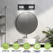 LED Modern Black Bathroom Vanity Lights Over Mirror 360° Rotatable Wall Sconce Lighting - okeli lights