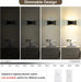 OKELI Modern Black LED Wall Sconces, Up and Down Indoor Wall Lights - okeli lights