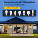 Outdoor Wall Lights, 2 Pack Dusk to Dawn Porch Fixtures Wall Mounted - okeli lights