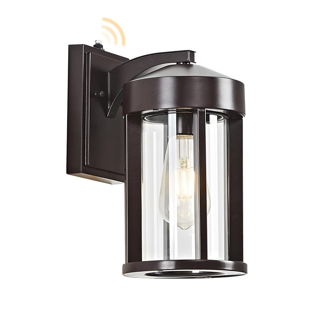 OKELI Dusk to Dawn Coffee-Bronze Outdoor Wall Lights Fixture with Photocell Sensor Waterproof Anti-Rust Porch Light