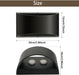 OKELI Modern Black LED Wall Sconces, Up and Down Indoor Wall Lights - okeli lights