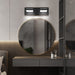 LED Modern Black Bathroom Vanity Lights Over Mirror 360° Rotatable Wall Sconce Lighting - okeli lights