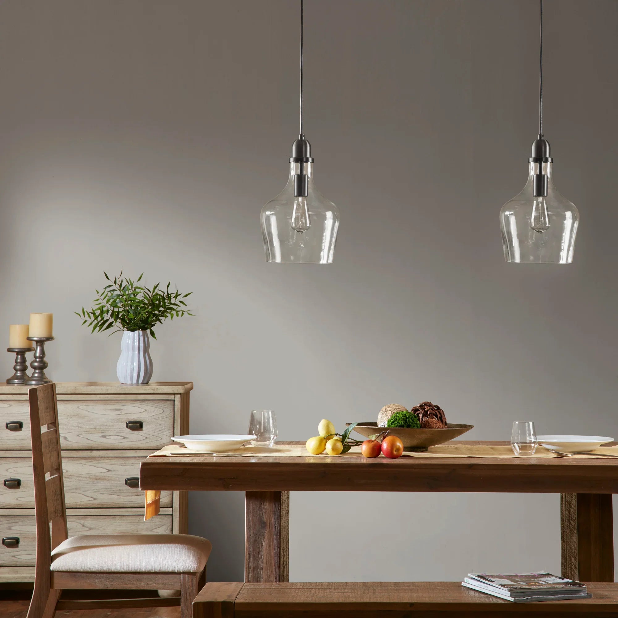 Auburn Bell Shaped Glass Classic Pendant Lights - okeli lights