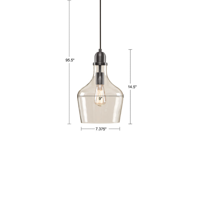 Auburn Bell Shaped Glass Classic Pendant Lights - okeli lights