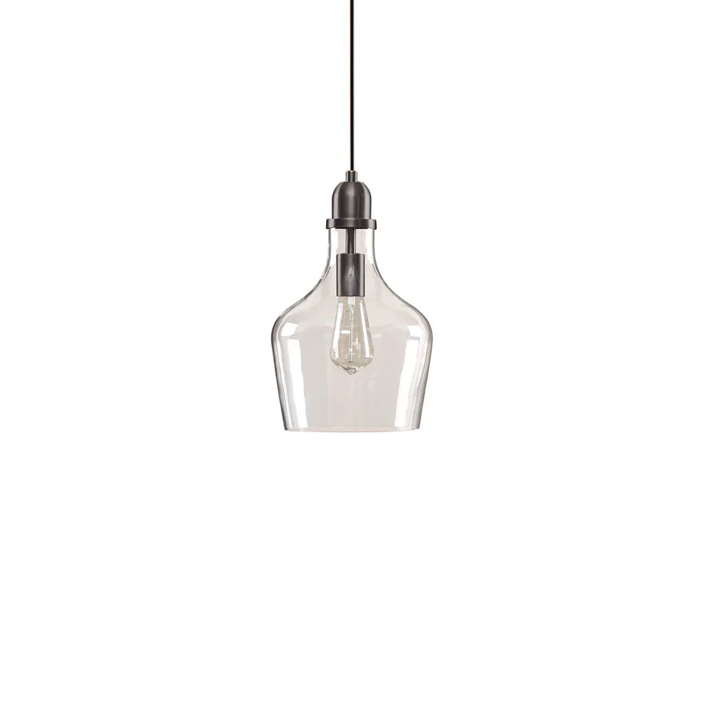 Auburn Bell Shaped Glass Classic Pendant Lights - okeli lights