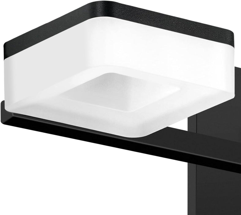OKELI LED Modern Black Bathroom Vanity Lights Acrylic Stainless Steel Dimmable - okeli lights