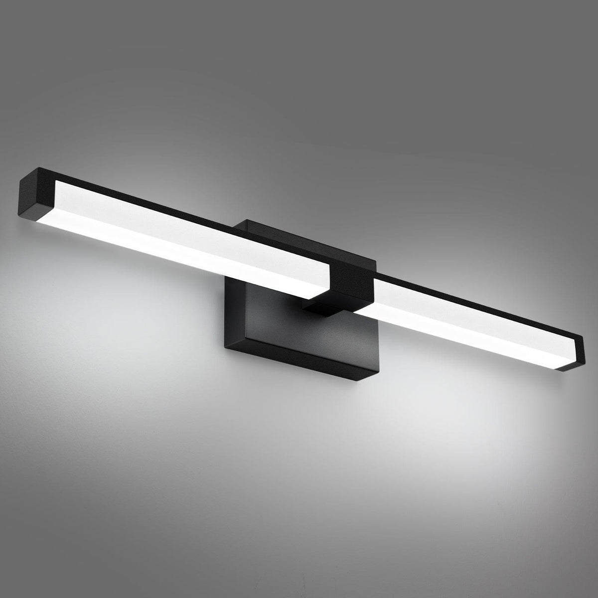 OKELI Bathroom Vanity Light bar Black Dimmable Fixtures Modern LED