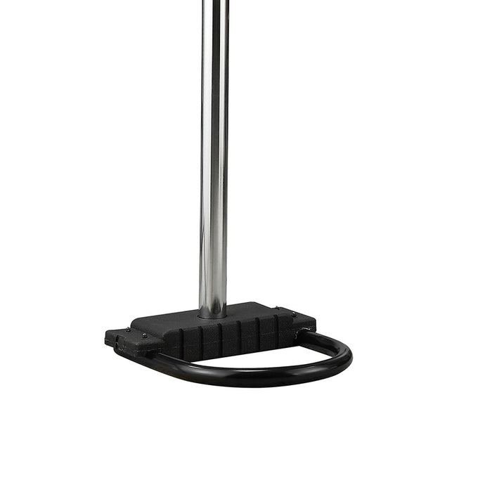 Chrome Hanging Crystal Arc Floor Lamp Modern Luxury Floor Light with Crystal Drop Shades