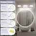 Elegant crystal bubble glass vanity light for bathrooms
