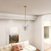 Pendant Lamp Coarse Gold Clear Glass Chic Interior Lighting - okeli lights