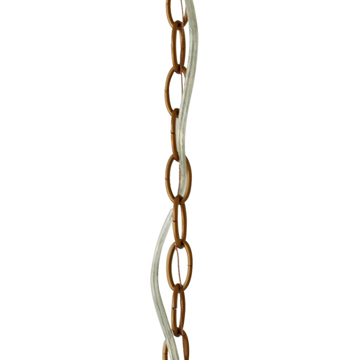 Pendant Lamp Coarse Gold Clear Glass Chic Interior Lighting - okeli lights