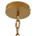 Pendant Lamp Coarse Gold Clear Glass Chic Interior Lighting - okeli lights