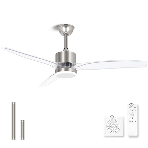 Modern Gold Ceiling Fan with Lights