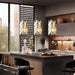 Modern Classic Crystal Pendant Light 3Pack Adjustable Hanging Ceiling Lamp with Crystal Prism Design - okeli lights